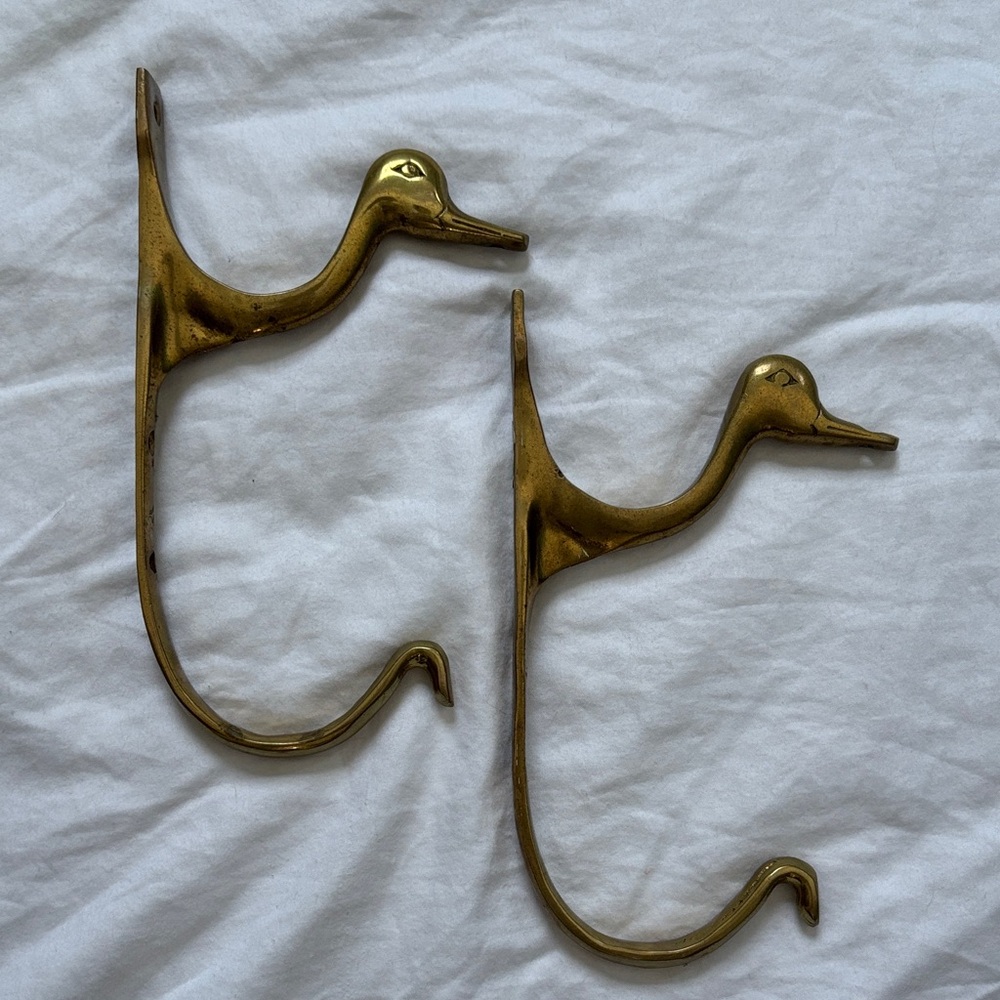 Brass Duck Hooks
